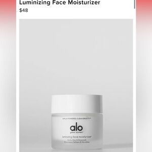 Alo Luminizing Face Moisturizer - New/Sealed